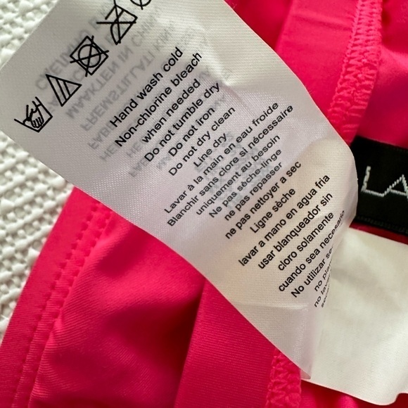 La Blanca Island Goddess Side Shirred High Waist Bottom Women Plus Size 22W Pink - Picture 10 of 13